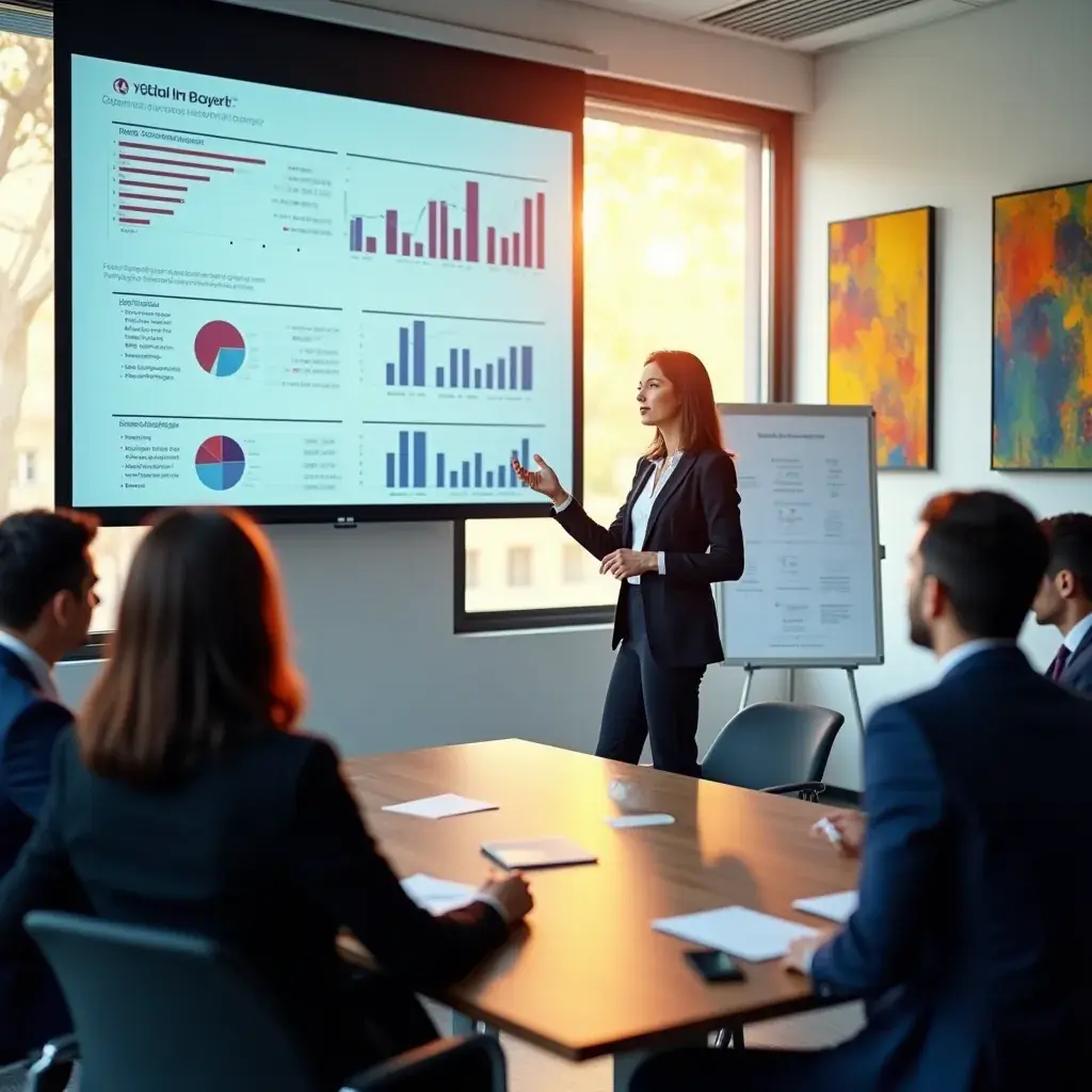 Imagine cu un client satisfăcut după implementarea unei strategii de succes.